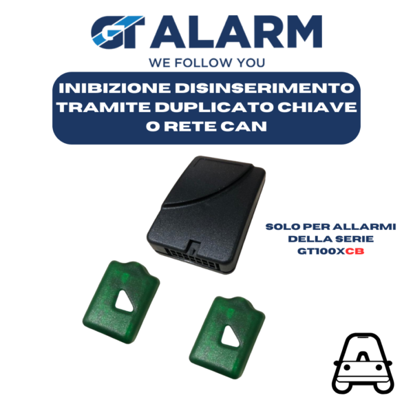 GT940NL – MODULO TRANSPONDER DISPONIBILE PER ANTIFURTI DELLA SERIE GT100XCB ANTI DUPLICAZIONE CHIAVI