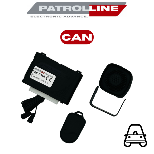 HPS845/55 + HPS94c + HPA977 - ALLARME CAN BUS + SIRENA FILARE + TRANSPONDER CON PROTEZIONE ANTI DUPLICAZIONE CHIAVI