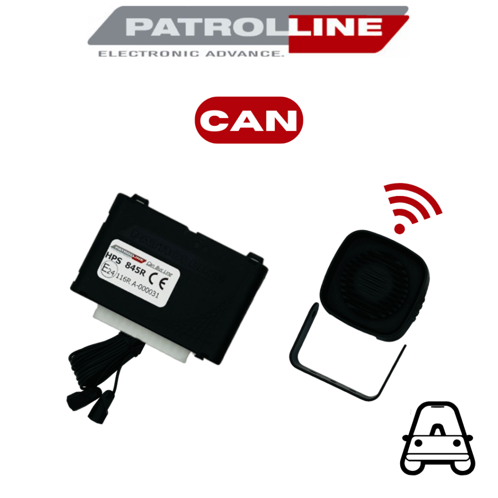 MAX-HPS845/55 + MAX-HPS98 - ALLARME CAN BUS + SIRENA WFR
