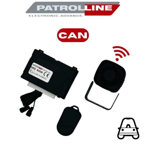 HPS845/55 + HPS98 + HPA977 - ALLARME CAN BUS + SIRENA WFR + TRANSPONDER CON PROTEZIONE ANTI DUPLICAZIONE CHIAVI