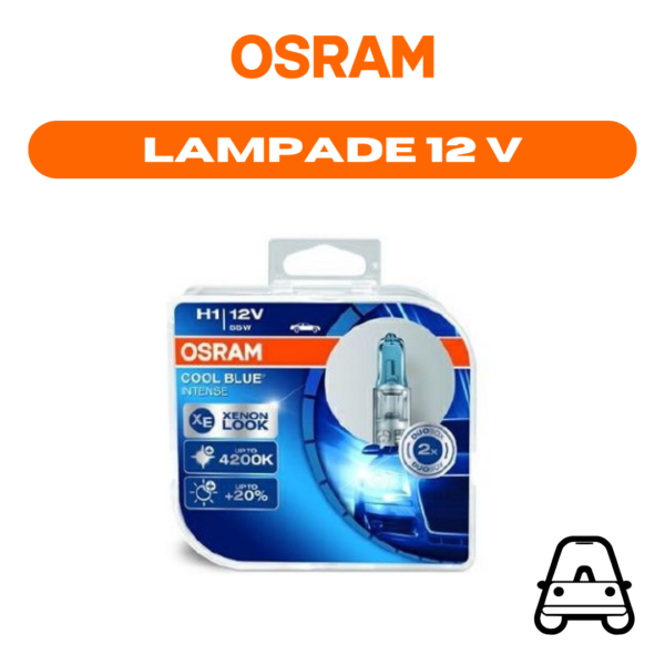 64150CBI-HCB - ESA-LAMPADA H1 12V 55W 4.2K COOLBLUE®INTENSE OSRAM