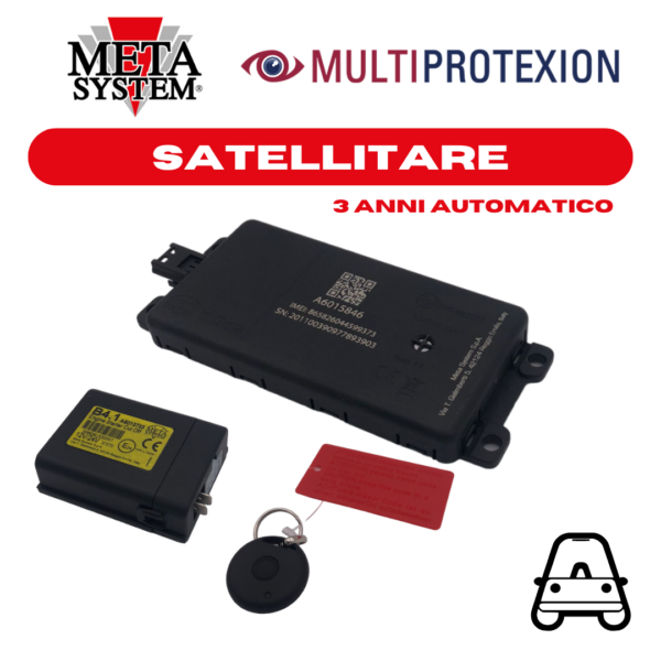 ABT08530/B3 -SATELLITARE BASE CON SERVIZIO DI CENTRALE OPERATIVA MULTIPROTEXION AUTOMATICA 3 ANNI INCLUSO NEL PREZZO