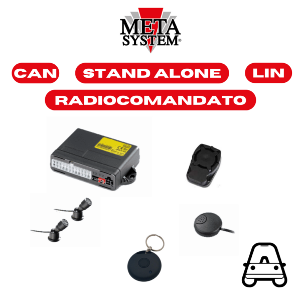 AMS050/B9.5 – ALLARME EVO CAN CON SIRENA M03 + B9.5 PROTEZIONE ANTI DUPLICAZIONE CHIAVI