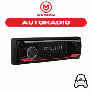 M-DL4100BT - MACROM SINTOLETTORE AM/FM-RDS 1DIN CON BLUETOOTH, LETTORE DI MEMORIE USB E SD