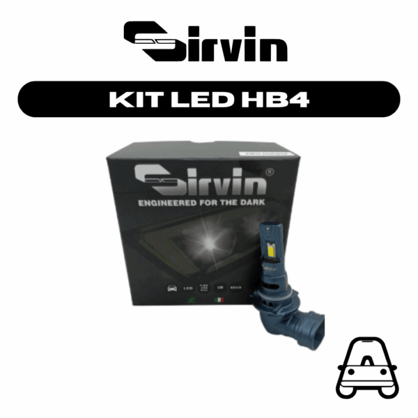 LAMPADE LED AUTO SIRVIN 70W – ATTACCO HB4 7200 LUMEN, 6000K BIANCO FREDDO, CANBUS, IP68